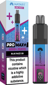 Hayati Pro Max+ 6000 Vape Kit Box of 10 - Blue Razz GB - vapeukwholesale