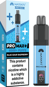 Hayati Pro Max+ 6000 Vape Kit Box of 10 - Blue Sour Raspberry - vapeukwholesale