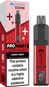 Hayati Pro Max+ 6000 Vape Kit Box of 10 - Cherry Berry - vapeukwholesale