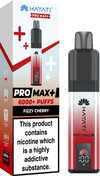 Hayati Pro Max+ 6000 Vape Kit Box of 10 - Fizzy Cherry - vapeukwholesale