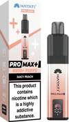 Hayati Pro Max+ 6000 Vape Kit Box of 10 - Juicy Peach - vapeukwholesale