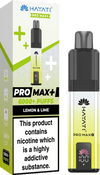 Hayati Pro Max+ 6000 Vape Kit Box of 10 - Lemon & Lime - vapeukwholesale
