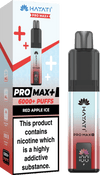 Hayati Pro Max+ 6000 Vape Kit Box of 10 - Red Apple Ice - vapeukwholesale