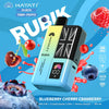 Hayati Rubik 7000 Puffs Disposable Vape Kit Pack of 5 - Blue Sour Raspberry - vapeukwholesale
