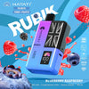 Hayati Rubik 7000 Puffs Disposable Vape Kit Pack of 5 - Blueberry Raspberry - vapeukwholesale