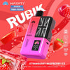 Hayati Rubik 7000 Puffs Disposable Vape Kit Pack of 5 - Strawberry Raspberry Ice - vapeukwholesale